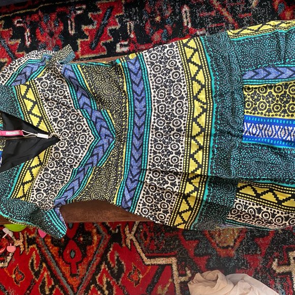 Plenty by Tracy Reese New Moon Aztec Dress / EUC / size 10 - Picture 3 of 4